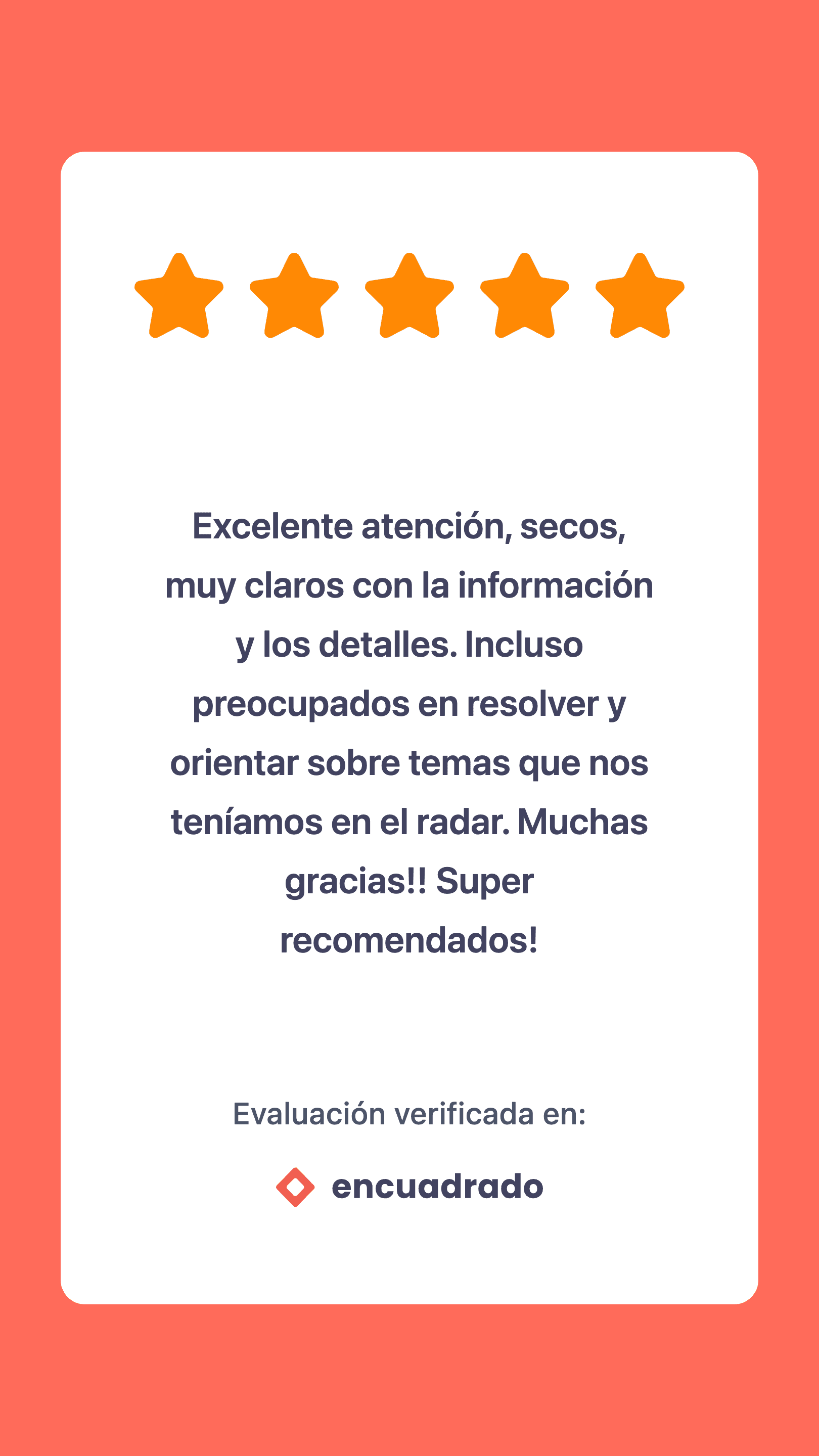 Reseña verificada — atención puntual y precisa con Melanie