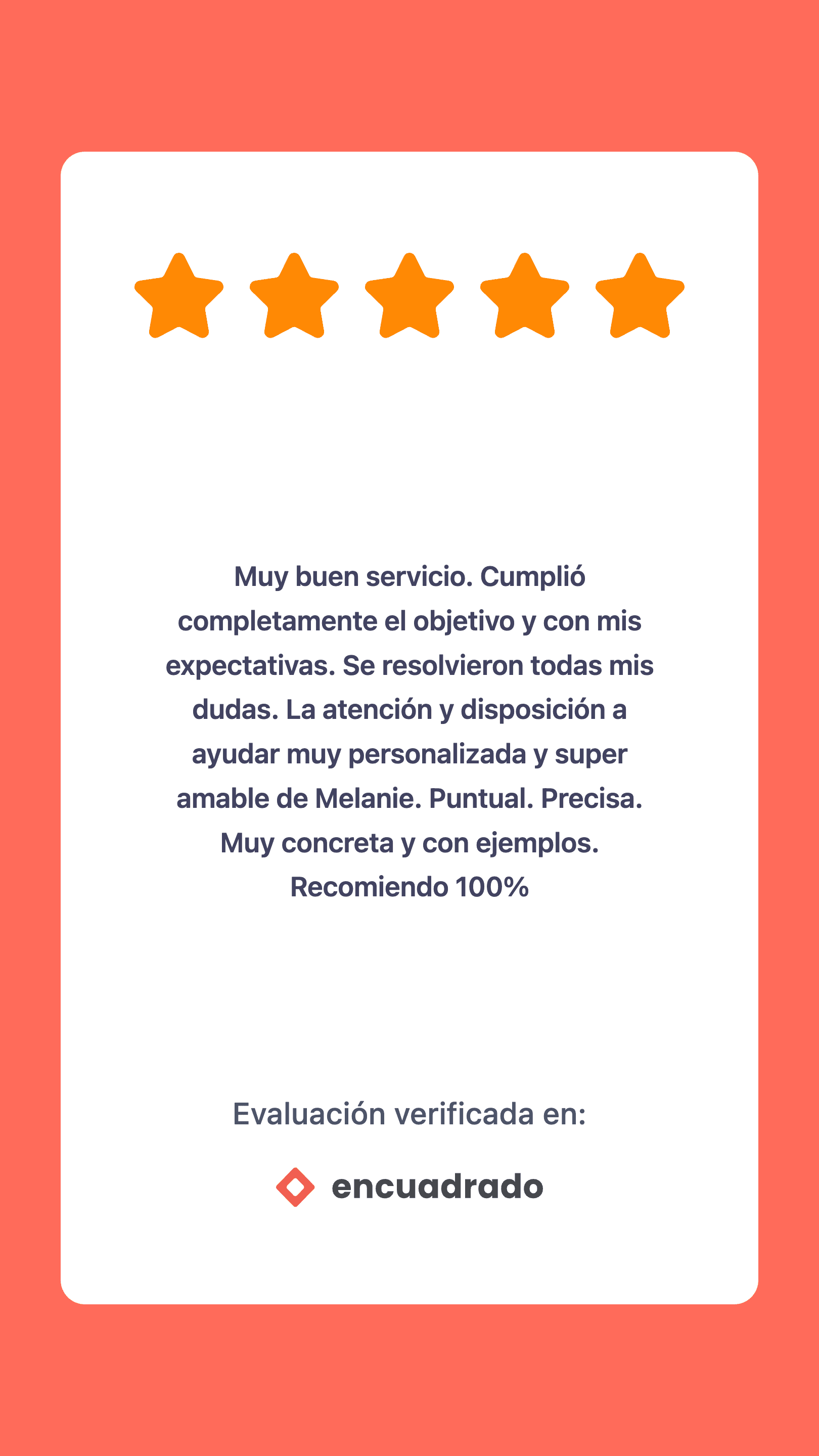 Reseña verificada — totalmente recomendado